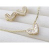 Kit Corazón Piedra 1. (Dorado)