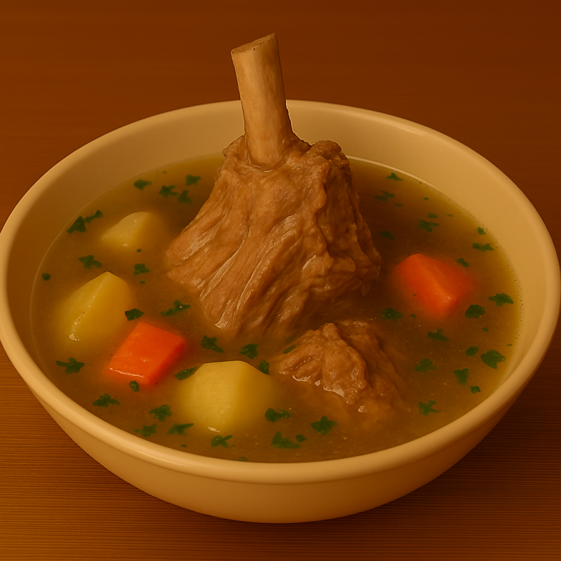 Desayuno individual Caldo con Costilla